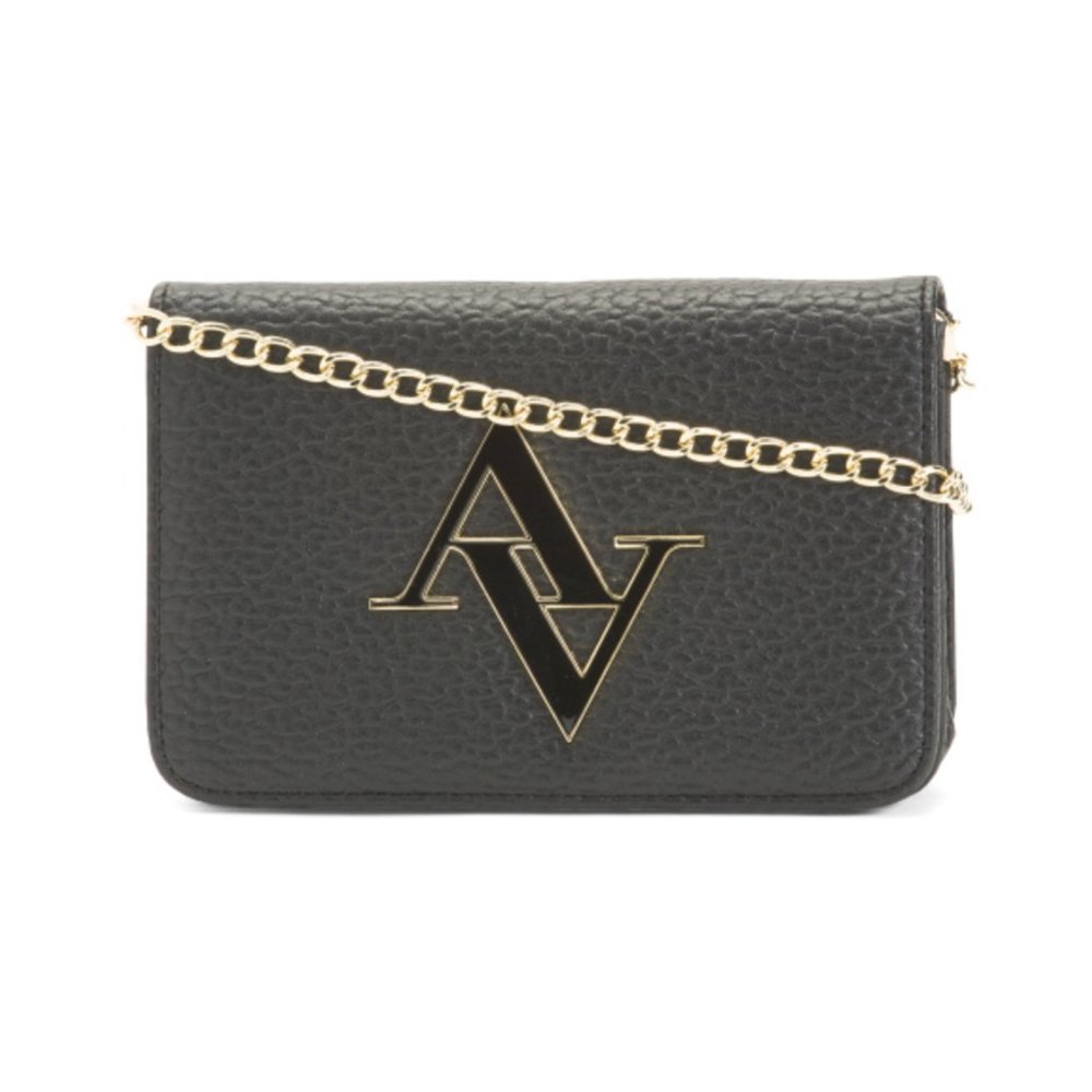 Adrienne Vittadini Multi Pocket Crossbody Wallet
